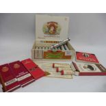 a part box of 13 Bering Imperial Cigars in Aluminium tubes with 3 Bolivar Tubos No 3 Havana cigars,
