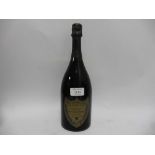 A bottle of Moet et Chandon Cuvee Dom Perignon vintage 1970 Champagne