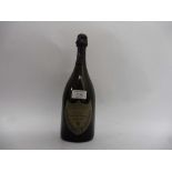 A bottle of Moet et Chandon Cuvee Dom Perignon vintage 1995 Champagne