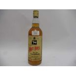 An old bottle of White Horse Fine Old Whisky circa 1970's 70proof 26 2/3 fl oz 75.