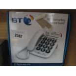 Boxed BT big button corded phone