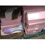 2 crates of lilac brush holders