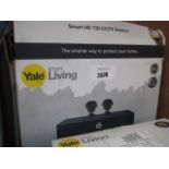 Boxed Yale Smart Living Smart HD 720 CCTV system (box water damaged)