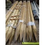 5 heavy duty garden stakes