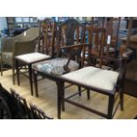 6 various dining chairs (collectors item)