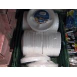 Crate of disposable plates