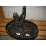 Cast iron boot scraper