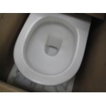 Boxed toilet pan, no cistern