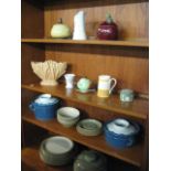 Quantity of collectible ceramics incl. Sylvac vase, Carlton ware apple, Sylvac beetroot and onion