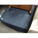Black upholstered Relax Lounger futon