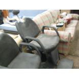 (2300) Salon chair with foot rest