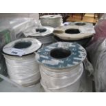 6 various reels of cable