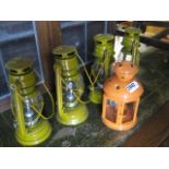 5 various lanterns