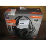 Boxed pair of rig 400 Pro gaming headphones