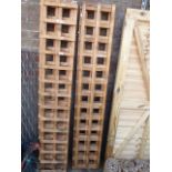 (1147) 5 1'x6' single garden trellis panels