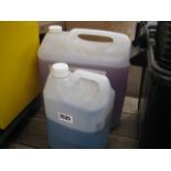 (2462) 2 various tubs of door cleaner and polish remover