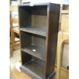 Small 3 shelf open front bookcase