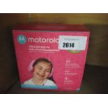 (2526) Motorola kids wired headphone set