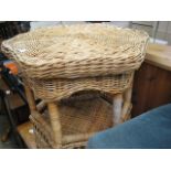 Wicker occasional table