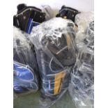 3 mixed Meridian childrens golf bags in mixed styles and colours