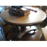 (2189) Circular table on castors