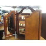 3 panelled dressing table mirror