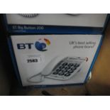 Boxed BT big button corded phone