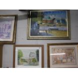 6 various framed and glazed pictures and prints