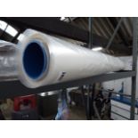 Large roll of plastic sheeting