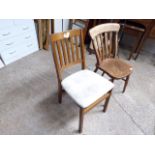 Folding single chair