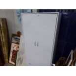 White 2 door wardrobe with 3 drawers