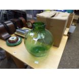 Large green jar