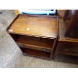 Mahogany side table with drawer