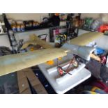 Large model plane with remote controls