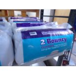 (2397) 4 Slumberdown bouncy 2 pack pillows