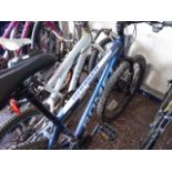 (1144) Romet Rambler mountain bike in blue and grey