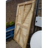 1.8m wooden garden gate