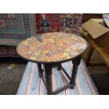 (2221) Oval top coffee table