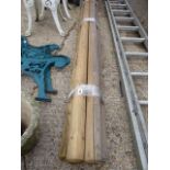 (1214) 5 large wooden stakes