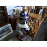 Large decorative urn with over decoration