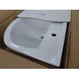 (2518) 2 tap hole hand basin