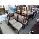 Set of 6 oak framed and upholstered dining chairs *Collector's Item: Sold in accordance with our