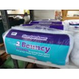 (2394) 4 Slumberdown bouncy 2 pack pillows