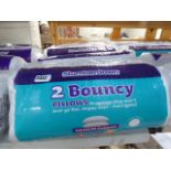 (2395) 4 Slumberdown bouncy 2 pack pillows