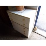 White chest of drawers