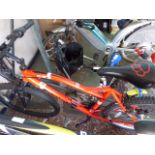 Muddy Fox mountain bike in red