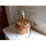 (2072) Earthenware lamp