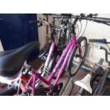 Apollo ladies mountain bike in pink