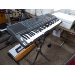 Casio CTK-550 keyboard on stand