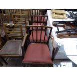 3 matching chairs and similar carver *Collector's Item: Sold in accordance with our Soft